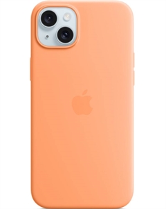 Чехол-накладка iPhone 15 Plus Silicone Case with MagSafe Апельсиновый Apple