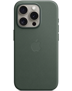 Чехол-накладка iPhone 15 Pro FineWoven Case with MagSafe Вечнозеленый Apple