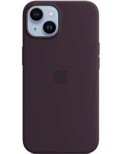 Чехол-накладка iPhone 14 Silicone Case with MagSafe Сливовый Apple