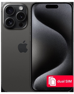 Смартфон Apple iPhone 15 Pro 128Gb SIM + SIM Черный титан
