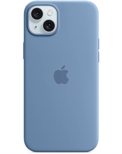 Чехол-накладка iPhone 15 Plus Silicone Case with MagSafe Зимний синий Apple
