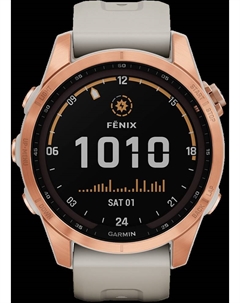 Часы Fenix 7S Solar Розовое золото Garmin