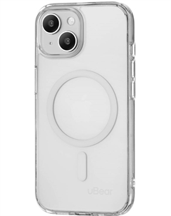 Чехол-накладка Real Mag Case для iPhone 15 Прозрачный Ubear
