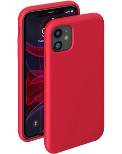 Клип-кейс Apple iPhone 11 Liquid Silicone Pro Red Deppa
