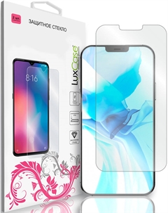 Стекло защитное Apple iPhone 12 Pro Max прозрачное 2 шт Luxcase