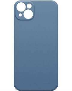 Чехол-накладка iPhone 14 Plus Microfiber Синий Borasco