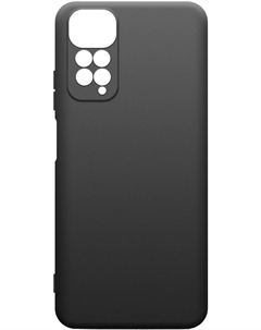 Чехол-накладка Xiaomi REDMI Note 11 Microfiber Черный Borasco