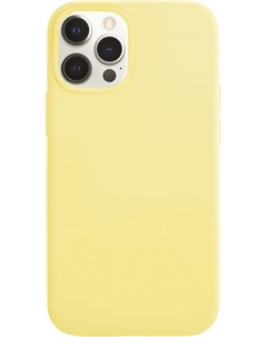 Клип-кейс iPhone 12 Pro Max liquid силикон Yellow Vlp