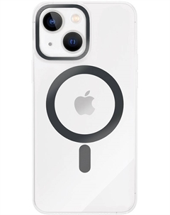 Чехол-накладка Line Case with MagSafe iPhone 14 Plus Черный Vlp