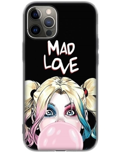 Клип-кейс Apple iPhone 12/12 Pro DC Comics Harley Quinn 01 logo Deppa