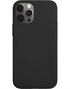 Клип-кейс iPhone 12/12 Pro liquid силикон Black Vlp