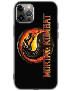 Клип-кейс Apple iPhone 12/12 Pro Warner Brothers Mortal Kombat logo Deppa