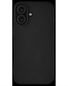 Чехол-накладка Silk с MagSafe для iPhone 16 Plus Solid Silicone Чёрный Rocket