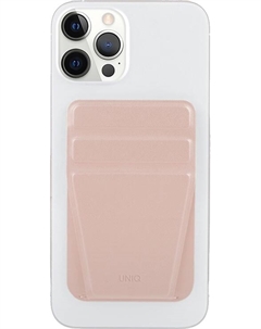 Картхолдер LYFT Magnetic с функцией стенда Розовый Uniq