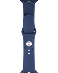 Ремешок для умных часов Apple Watch 38/40мм силиконовый Blue Redline