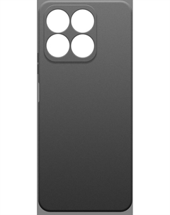 Чехол-накладка HONOR X8a Microfiber Черный Borasco