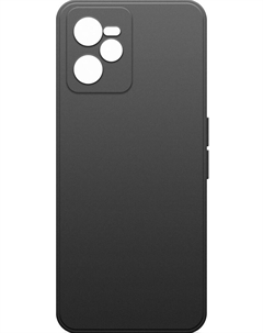 Чехол-накладка Realme C35 Microfiber Черный Borasco