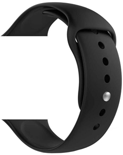 Ремешок для умных часов Apple Watch 38/40мм силиконовый Black Sumdex