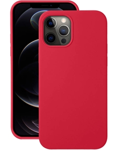 Клип-кейс Apple iPhone 12/12 Pro Liquid Silicone Pro Red Deppa