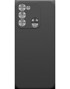 Чехол-накладка Tecno Spark Go 2022 Microfiber Черный Borasco