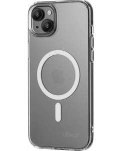 Чехол-накладка Real Mag Case для iPhone 15 Plus Прозрачный Ubear