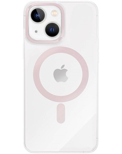 Чехол-накладка Line Case with MagSafe iPhone 14 Plus Розовый Vlp