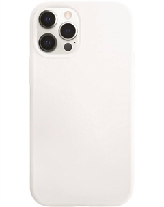 Клип-кейс iPhone 12 Pro Max liquid силикон White Vlp