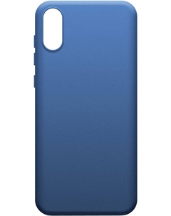 Чехол-накладка Xiaomi REDMI 9A Microfiber Синий Borasco