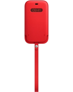 Чехол iPhone 12/12 Pro MagSafe кожаный (PRODUCT)RED (MHYE3ZE/A) Apple
