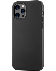Клип-кейс iPhone 12 Pro Max liquid силикон Black Ubear