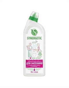 Биоразлагаемое средство для сантехники от известкового налета и ржавчины ECO Средство без хлора для сантехники Synergetic