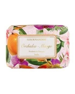 Натуральное мыло c ароматом орхидеи и манго Savon Parfume Orchidea-Mango Gourmandise