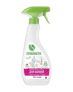 Биоразлагаемое средство для ванной от известкового налета и ржавчины ECO Средство без хлора для ванной Synergetic