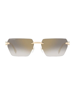 Солнцезащитные очки в металлической оправе Sunglasses D2 0102/S Золотой и Черный Dsquared2
