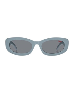 Солнцезащитные очки в пластиковой оправе Sunglasses 1253/SMVU Серо-синий Hugo