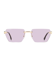 Солнцезащитные очки в металлической оправе Sunglasses D2 0102/S Золотой и Розовый Dsquared2