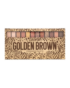 Палетка теней для век Golden Brown Eyeshadow Palette Stellary