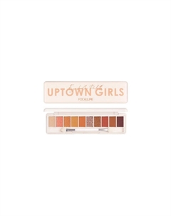 Палетка теней для век Staymax 10 Color Eyeshadow Palette Up Town Girls: Sunflower At Sunset Focallure