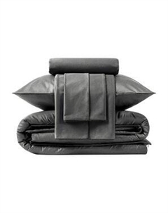 Комплект постельного белья с серебряными нитями Diamond Серый космос Комплект постельного белья Soft silver