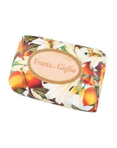 Натуральное мыло с ароматом фруктов и лилий Savon Parfume Frutta e Giglio Gourmandise
