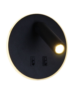 Спот 86203-9.2-001KT LED12W BK Reluce