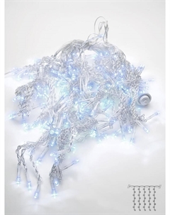 Светодиодная гирлянда Бахрома 230V 5000K холодный белый с мерцанием CL22 32347 Feron