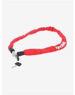 Замок велосипедный с ключами CLK-10, Красный Cyclotech