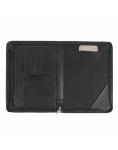 Папка деловая, искусственная кожа, для бумаг, 360×260×30 мм, с металлическим прижимом, 6д07 Calligrata