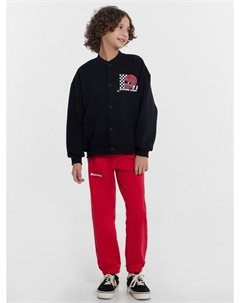 Брюки для мальчиков красные с надписью Mark formelle