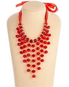 Колье Бусики-колечки