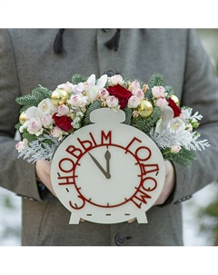 Ящик с цветами «Куранты» Florpro