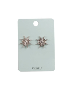 Серьги Snowflakes Twinkle