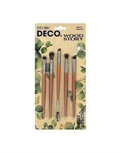 Набор кистей для макияжа глаз Deco