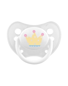 Силиконовая пустышка с симметричным соском от 0 месяцев Lubby